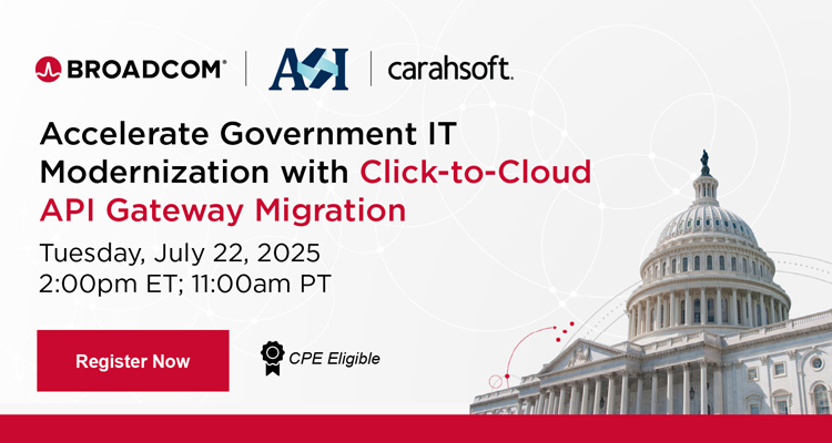 Accelerate Government IT Modernization with Click-to-Cloud API Gateway Migration Event Banner