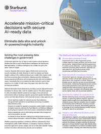 Accelerate mission-critical decisions with secure AI-ready data
