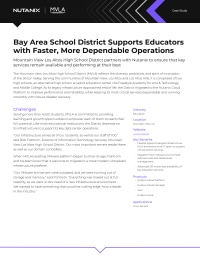 Bay Area School District Supports Educators with Faster, More Dependable Operations