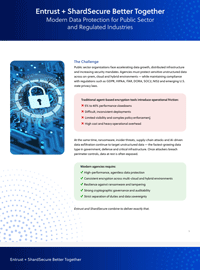 Entrust + ShardSecure Better Together: Modern Data Protection for Public Sector and Regulated Industries