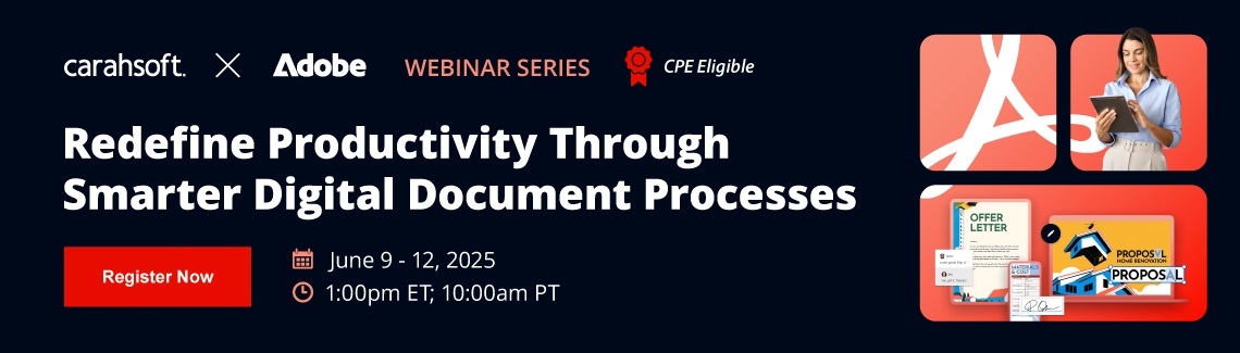 Redefine Productivity Through Smarter Digital Document Processes Event Banner