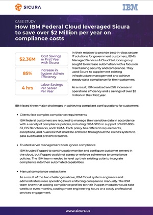 Sicura IBM Case Study