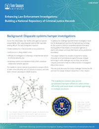 Enhancing Law Enforcement Investigations: Building a National Repository of Criminal Justice Records