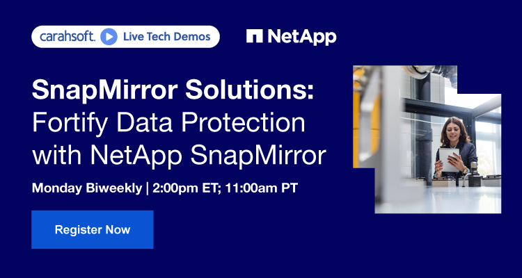 SnapMirror Solutions: Fortify Data Protection with NetApp SnapMirror-Event Banner