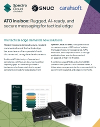 ATO in a Box: Rugged, AI-Ready, and Secure Messaging for Tactical Edge