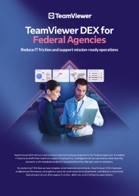 TeamViewer DEX for Federal Agencies