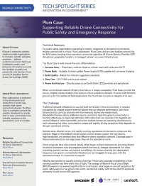 Plum Case: Supporting Reliable Drone Connectivity for Public Safety and Emergency Response