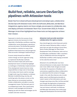 Build Fast, Reliable, Secure DevSecOps Pipelines with Atlassian Tools