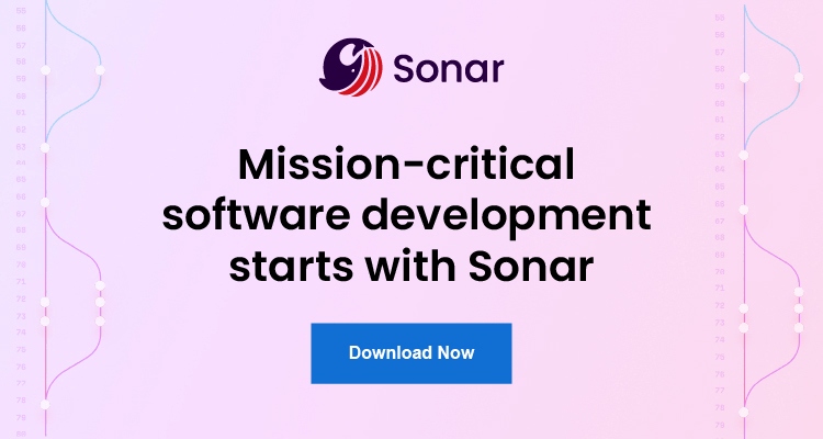 Mission-critical software development starts with Sonar