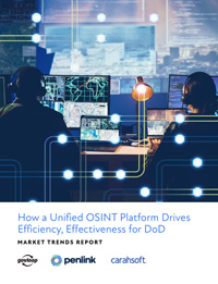 How a Unified OSINT Platform Drives Efficiency, Effectiveness for DoD