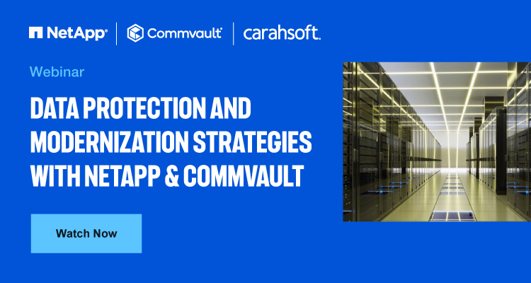 Data Protection and Modernization Strategies with NetApp & Commvault Event Banner