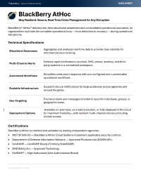 BlackBerry AtHoc Data Sheet Apr 2026