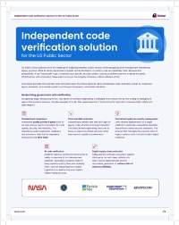 Independent Code Verification Solution