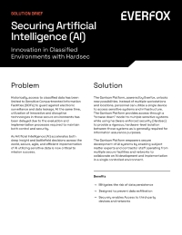 Securing Artificial Intelligence (AI)