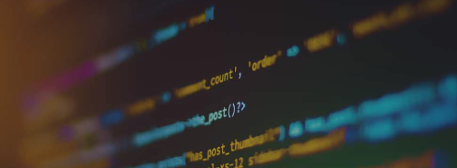 Colored code on screen