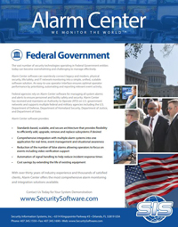 SIS Alarm Center - Use Cases for Federal Government