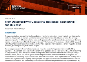 From Observability to Operational Resilience: Connecting IT and Business