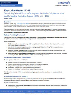 Executive Order 14306: Sustaining Select Efforts to Strengthen the Nation’s Cybersecurity and Amending Executive Orders 13694 and 14144