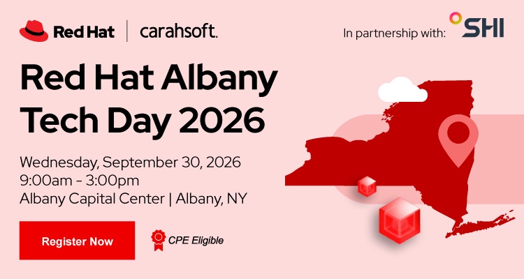 Red Hat Albany Tech Day 2026 | Event Banner