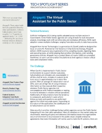 AirgapAI: The Virtual Assistant for the Public Sector