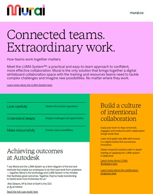Connected teams. Extraordinary work.