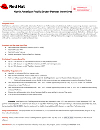 CY25 Red Hat NAPS Partner Special Incentive - Automation