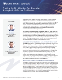 Bridging the BI Utilization Gap: Executive Strategies for Effective Enablement
