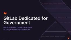 GitLab Dedicated for Government