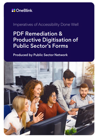 PDF Remediation & Productive Digitisation of Public Sector’s Forms