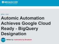 Automic Automation Achieves Google Cloud Ready - BigQuery Designation
