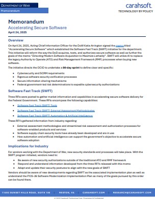 Accelerating Secure Software