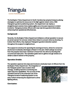 The Burlington Police Department Use Case