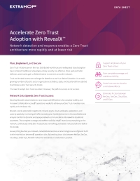 Accelerate Zero Trust Adoption with ExtraHop Reveal(x)