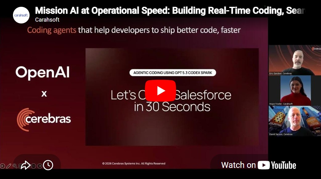 Mission AI at Operational Speed: Building Real-Time Coding, Search, Voice and Agentic Systems