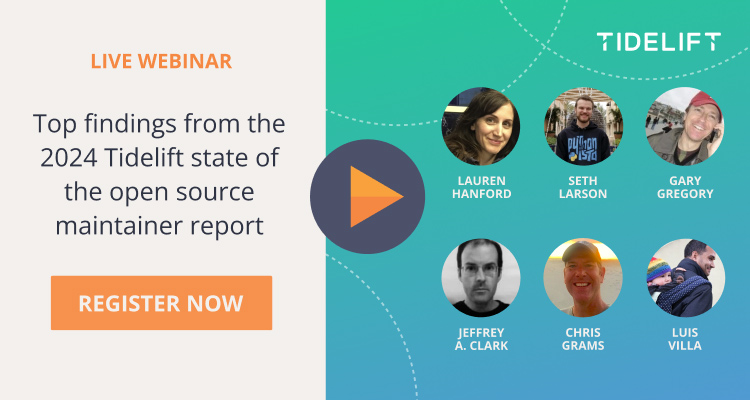 Get the Top findings from the 2024 Tidelift state of the open source maintainer report