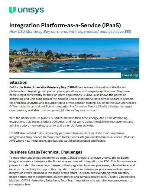 Integration Platform-as-a-Service (iPaas)