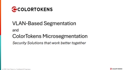VLAN-Based Segmentation & ColorTokens Microsegmentation