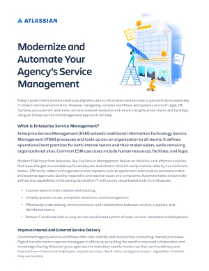Modernize and Automate Your Agency's Service Management