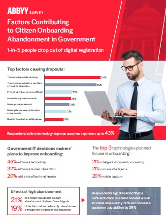 Factors Contributing to Citizen Onboarding Abandonment in Government