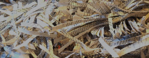 Shredded paper