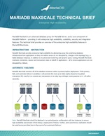 MariaDB MaxScale Technical Brief