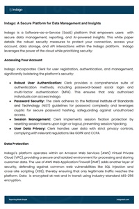Indago: A Secure Platform for Data Management and Insights