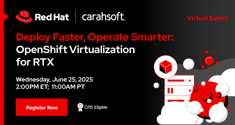 Deploy Faster, Operate Smarter: OpenShift Virtualization for RX Event Banner