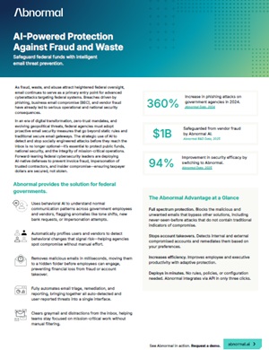 AI-Powered Protection Against Fraud and Waste