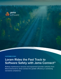 Loram Rides the Fast Track to Software Safety with Jama Connect
