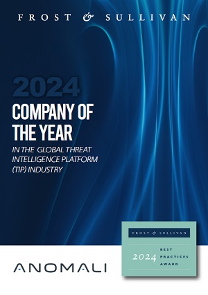 Frost & Sullivan 2024 Company of the Year in the Global Threat Intelligence Platform Industry