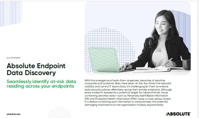 Absolute Endpoint Data Discovery