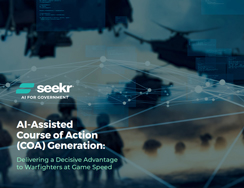 AI-Assisted Course of Action (COA) Generation