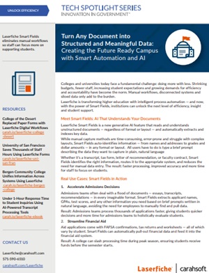 Turn Any Document into Structured and Meaningful Data: Creating the Future Ready Campus with Smart Automation and AI