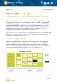 PQPlatform-TrustSys Ultra-secure PQC-first Root of Trust subsystem with SCA and FIA resistance